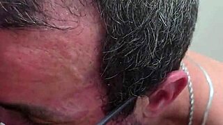 Hot gay amateur Latino man goes wild in an orgy