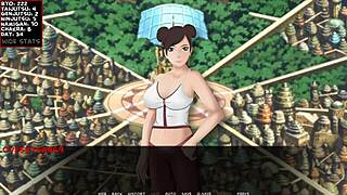 3D animated Sarada's training continues in this hentai video