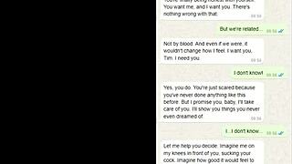 Stepmom's surprise after receiving accidental WhatsApp dick pic