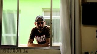 Hardcore anal pounding with my horny neighbor, cumming inside