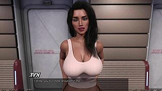 3D game with black MILF and big tits - hot