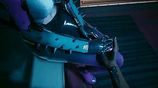 rita wheeler in laguna bend cyberpunk sex scene