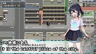 Outdoor flashing machine with subtitles for anime lovers