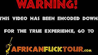 I’m banging my African girlfriend on hidden camera.