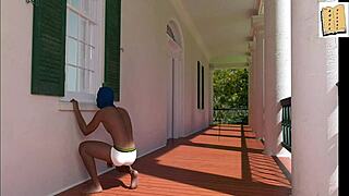 Big dick gets all the action in this cartoon porn