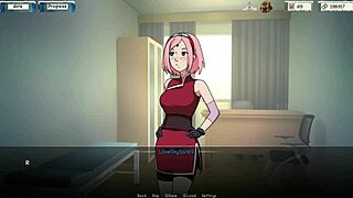 Sexy doctor Sakura in Kunoichi Trainer Naruto Dinaki v0.19.1