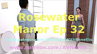 Visual novel walkthrough of Rosewater Manor 32 on PC