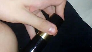 A gay teenager enjoys anal play
