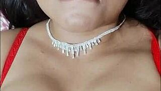 Sexy stepmother fulfills Christmas wish with kinky sex acts