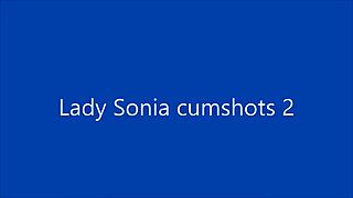 Lady Sonia Cumshots Compilation with Stunning European Flair