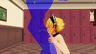 3D animated hentai with sucking and fucking scenes