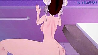Beautiful 3D animated big boobed Chun-Li in intense sex scene from Street Fighter II: The Animated Movie