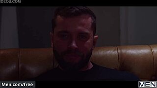 Muscular men engage in rough anal sex and rimjobs