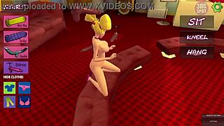 Beautiful blonde enjoys multiple penetrations with the help of toys in this 3D animated porn movie