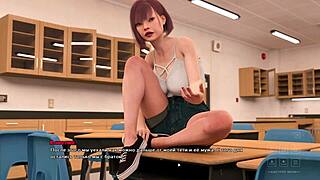 damn, huge tits teacher fucked rough in santa county gameplay!