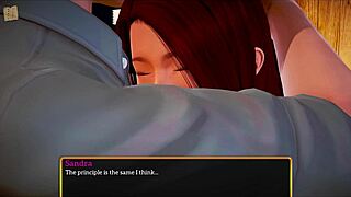 Amateur redhead's first porn experience with stepson and stepdad