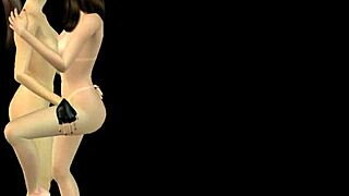 3D animated lesbian porn video featuring cute girls