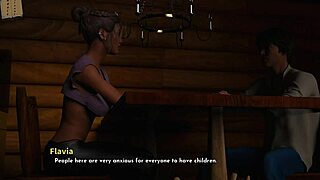 Free Will 48: Busty 3D anime game with comments