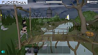 Halloween Bambook gameplay with big tits and hardcore assfucking