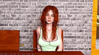 The president's hot redhead is in need of some help from Dik's big cock