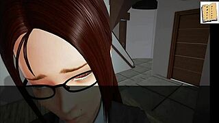 my new famly 3 got me hooked on these big tit cartoon hentai games, oops