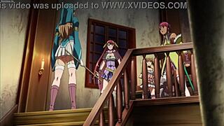 Compilation of explicit content from Queens Blade S4 OVA with English subtitles