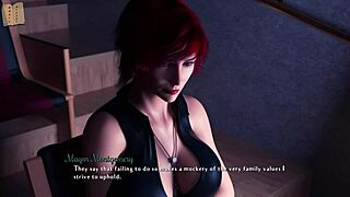 A curvy 3D game with anime-style visuals and a porn game storyline