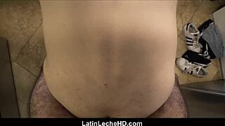 Straight Latino boy gets paid for gay sex videos