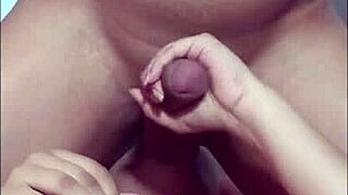 Young and hot Colombian gives great blow job to big dick