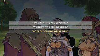 Hot anime porn with big tits and alien theme