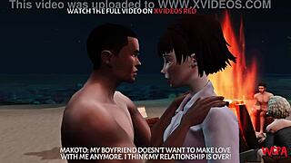 Makoto’s Hawaiian journey in anime hentai series