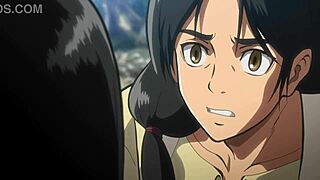Attack on Titan in full HD with English dub, episode 1