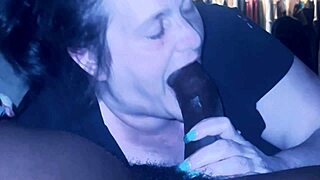 Deepthroat blowjob leads to massive cumshot