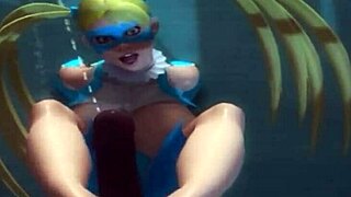3D animated Mika hentai love gets rough in anal sex and blowjob scenes