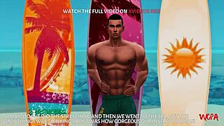 Makoto’s Hawaiian journey in anime hentai series