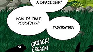 yo, check these space women getting banged by aliens, all tied up with monsters!