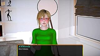 A walkthrough of the visual novel 'My new family 427' with PC gameplay