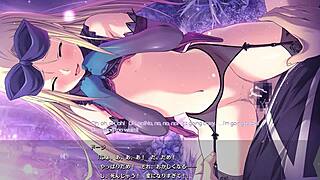 The erotic game Dungeon of Regalias with a beautiful character