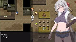 Outdoor anime porn with humiliation and exhibition in Labyrinth Town