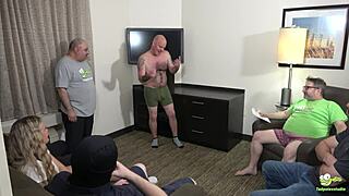 Squirting students in wet pussy action during Tadople class