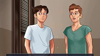 A compilation of Summer Saga gameplay and some hot scenes