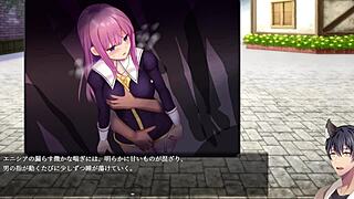 Enicia 2 contract signing scene in anime porn game