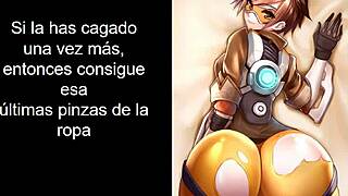 Femdom JOI: Tracer's anal training in Overwatch universe