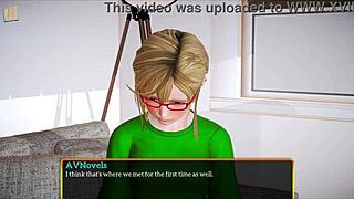 A walkthrough of the visual novel 'My new family 427' with PC gameplay