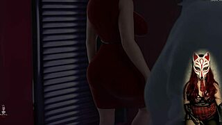Gamer girl in see-through bra, 