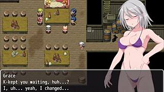 Outdoor anime porn with humiliation and exhibition in Labyrinth Town