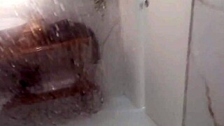 Dude, I came in the shower at my stepmom's house with a huge cock!