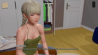 Beautiful woman with perfect figure gets her clothes torn off in a 3D porn video