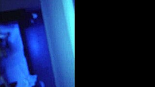 A sexy hispanic woman enjoys a 69 position in front of a mirror and uses a dildo