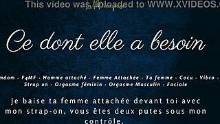 French femdom couple humiliates her